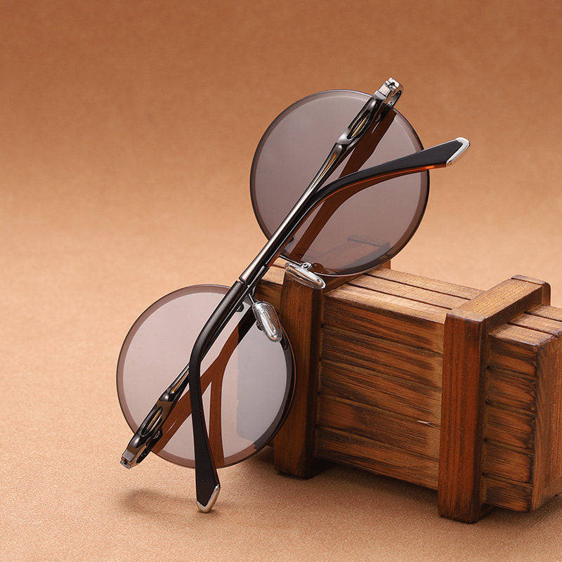 Retro Round Polarized Sunglasses