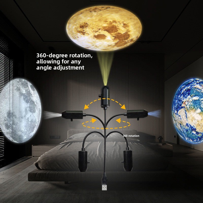 Starry sky lamp, moon lamp