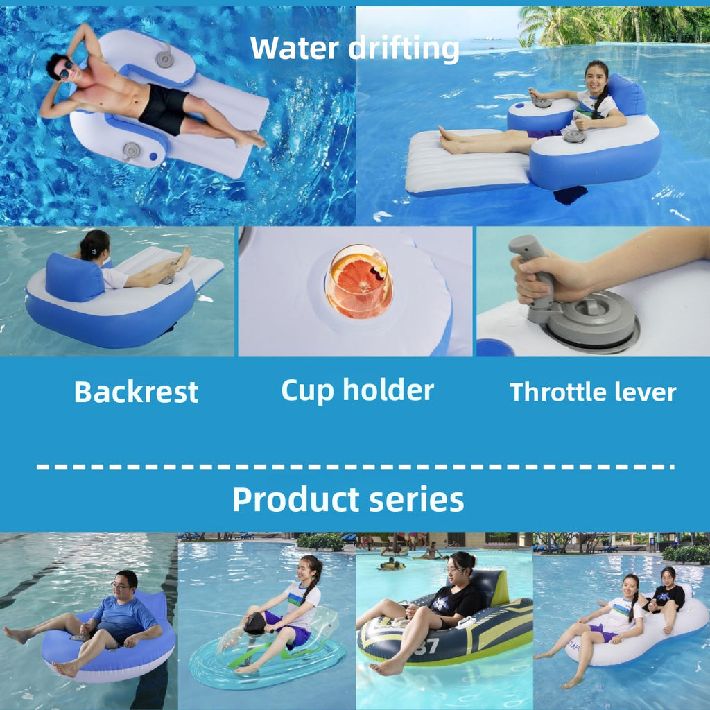 Inflatable Electric Floating Chair with Propeller