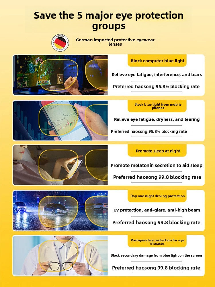 Anti Blue Light Glasses for Screen Use