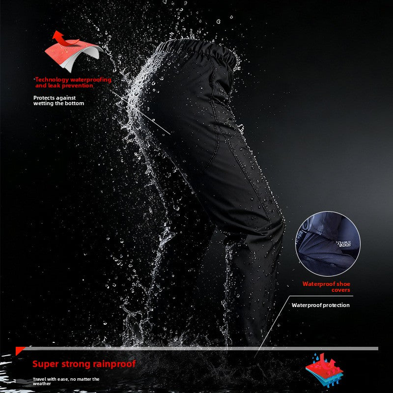 Special raincoat for delivery riders, rainproof and detachable design