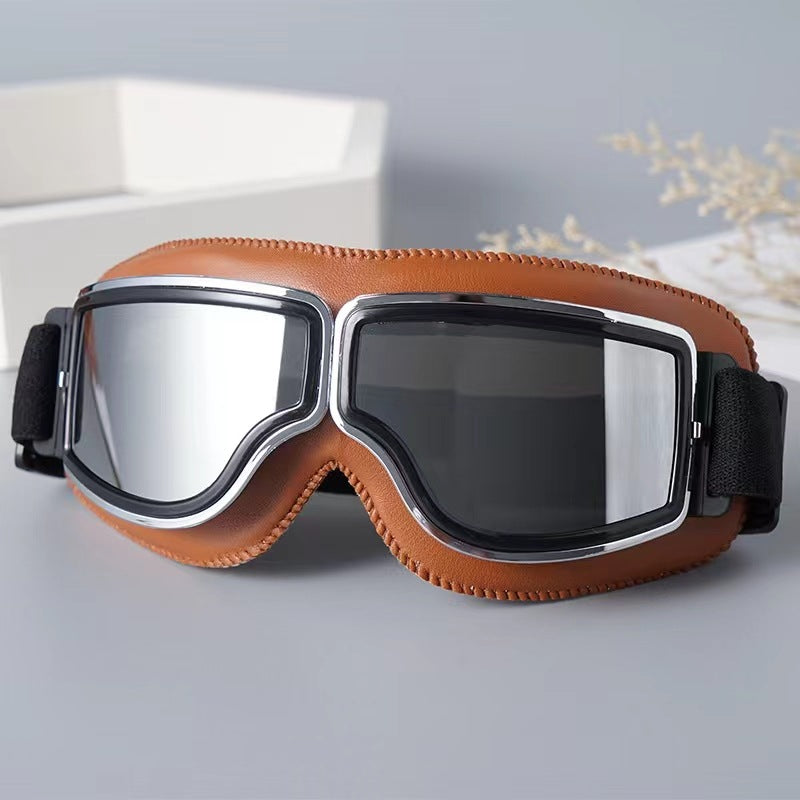 Vintage Motorcycle Riding Goggles