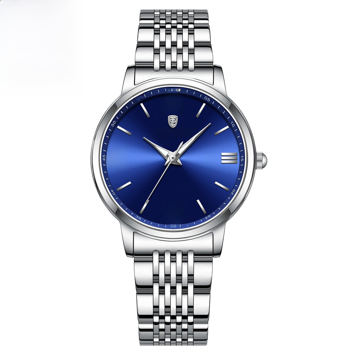 Ultra-Thin Waterproof Luminous Stainless Steel Women's Quartz Wristwatch