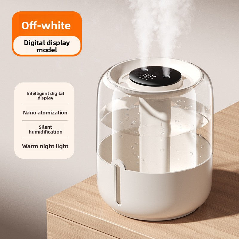 6.8L USB Desktop Humidifier with Night Light and Dual Spray