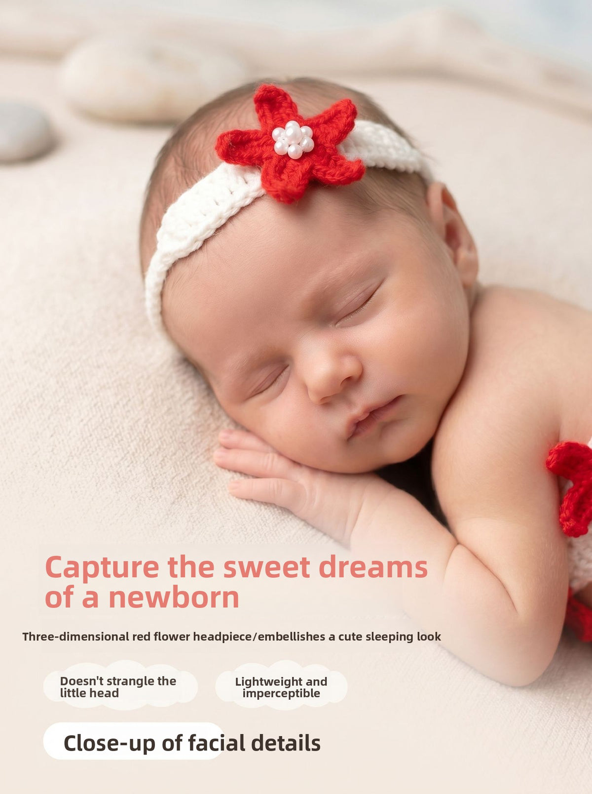Handmade Knitted Baby Photography Outfit