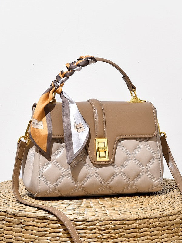 Elegant Women's PU Leather Shoulder Handbag