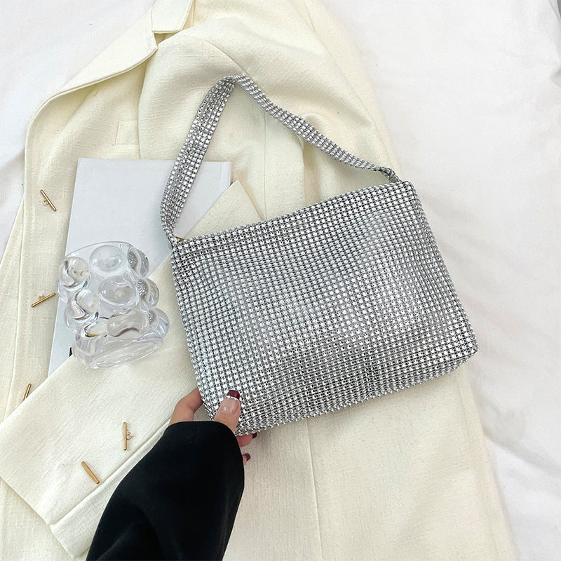 Rhinestone Adjustable Shoulder Bag