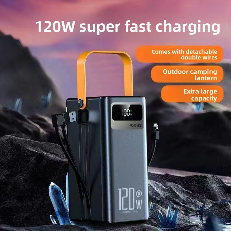 Solar Power Bank with LED Light