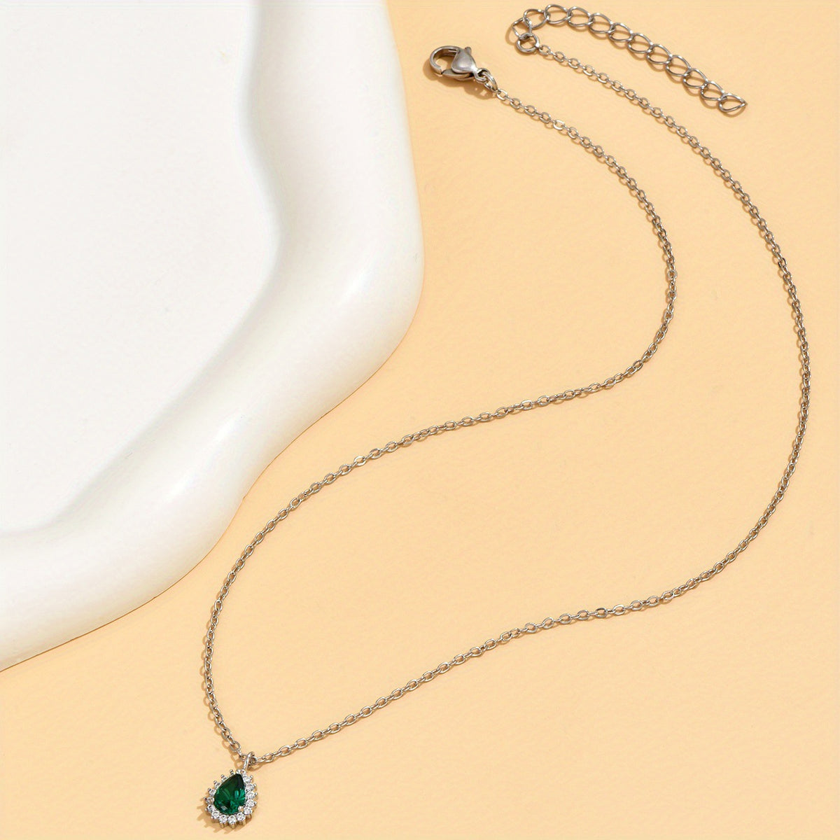 French-style gold-plated copper necklace