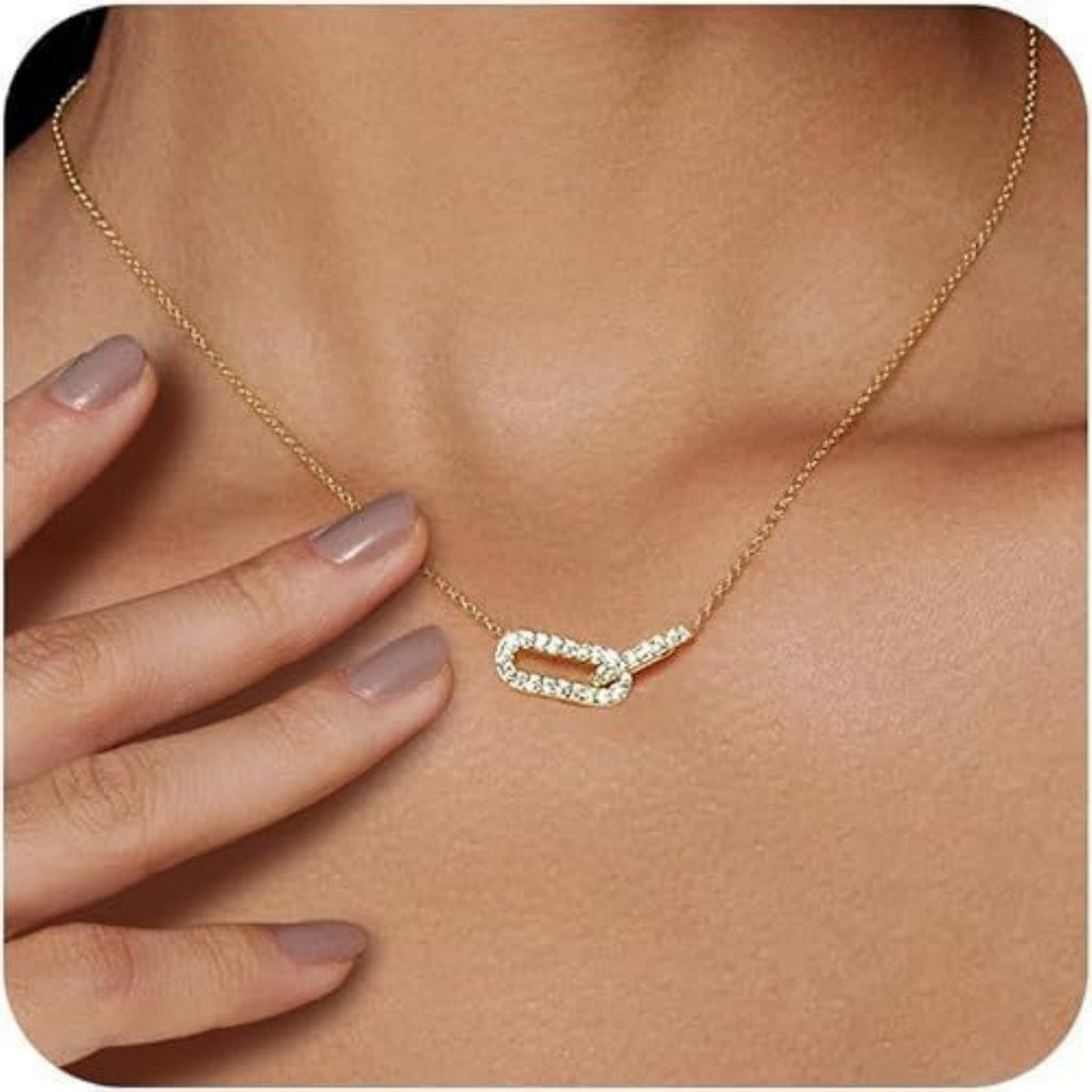 Paperclip Pendant Necklace