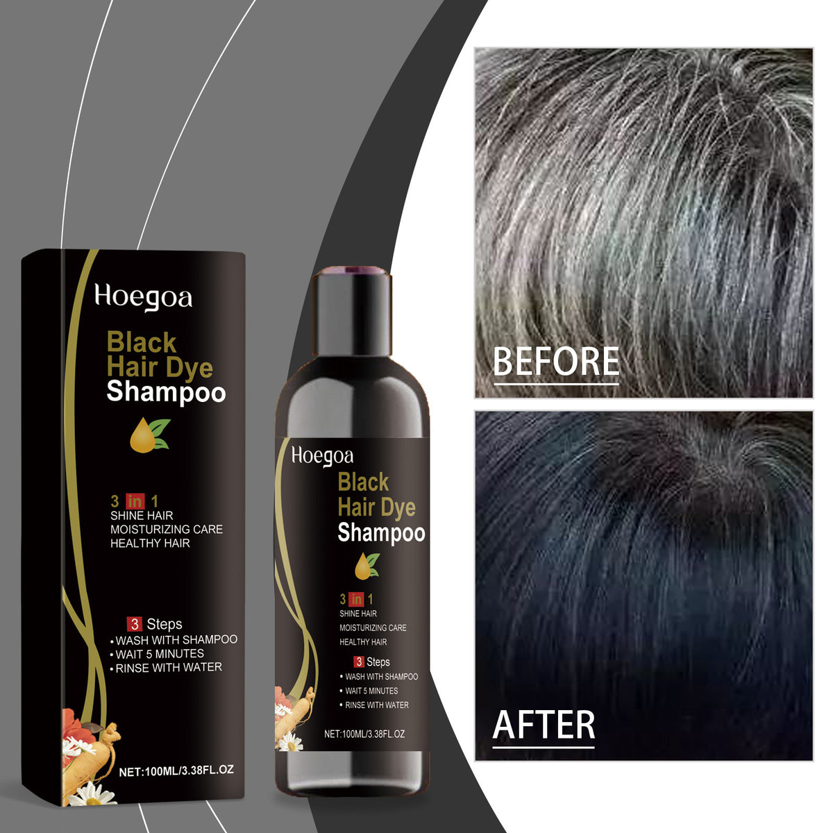 HOEGOA Herbal Moisturizing Shampoo