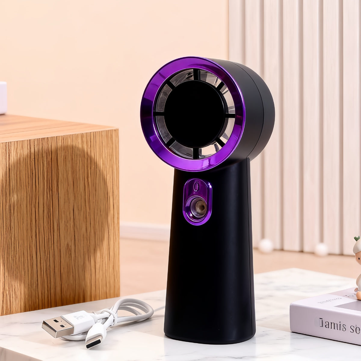 Charging small fan