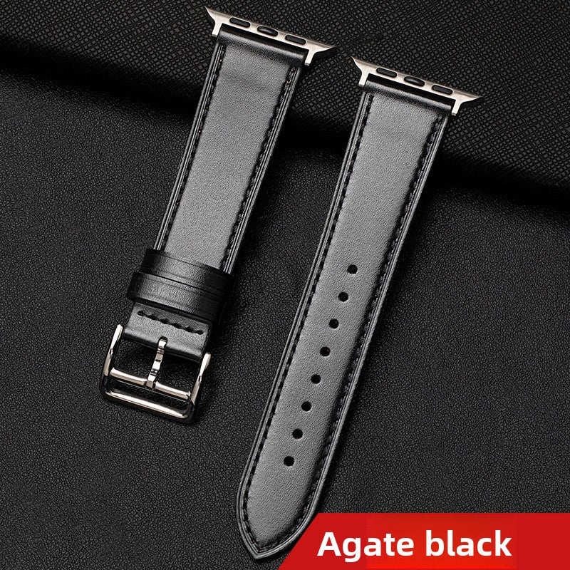 Genuine leather waterproof cowhide watch strap
