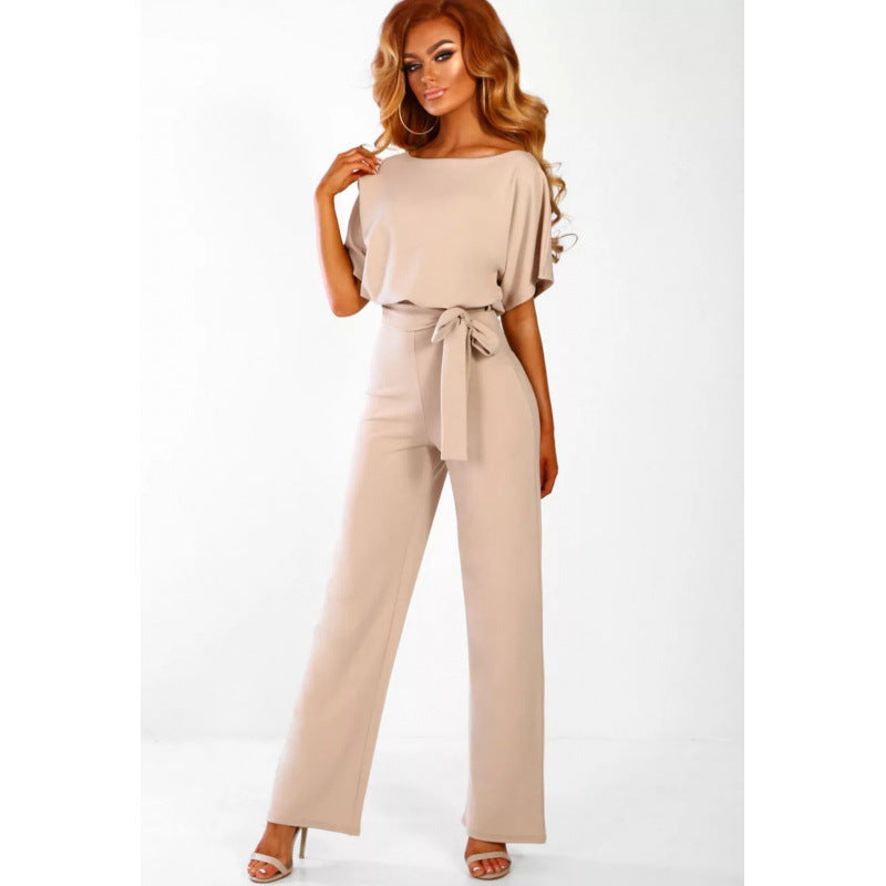 Straight-Leg jumpsuit