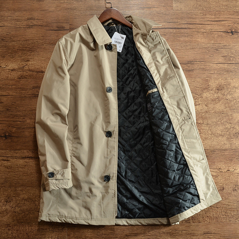 Long Windbreaker Coat