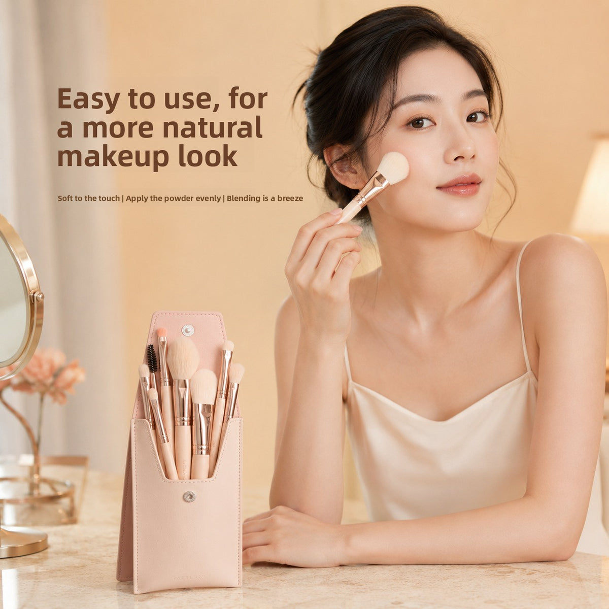 Blush powder brush