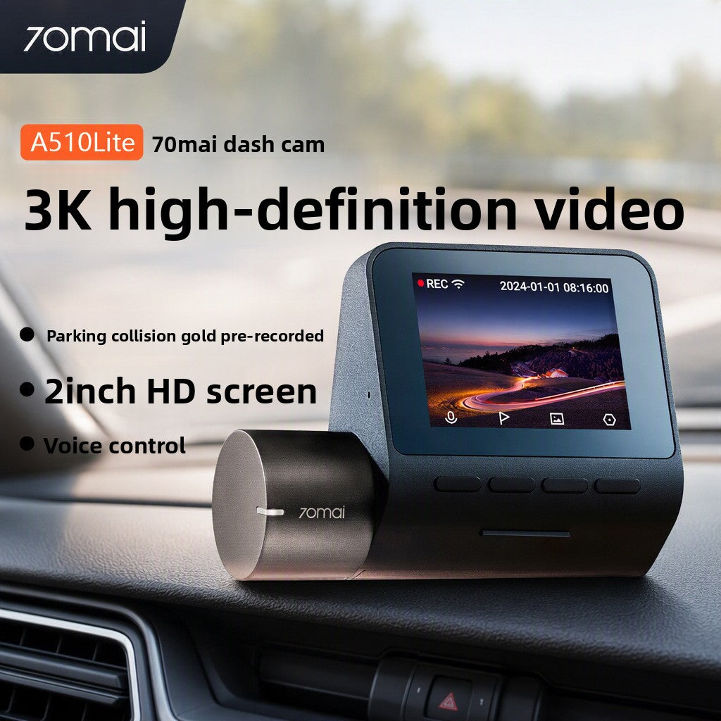 Driving recorder 3K HD Image 2 inch screen wifi voice control