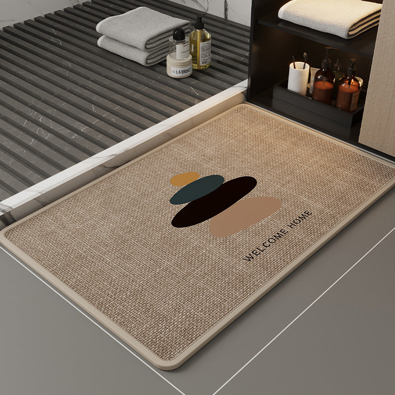 Cute Cartoon Bathroom Mat Absorbent Non-Slip Home Decor