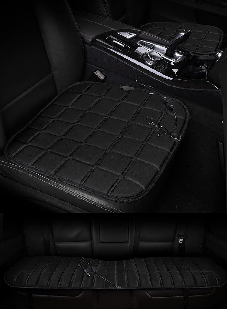 Winter car heating seat cushion