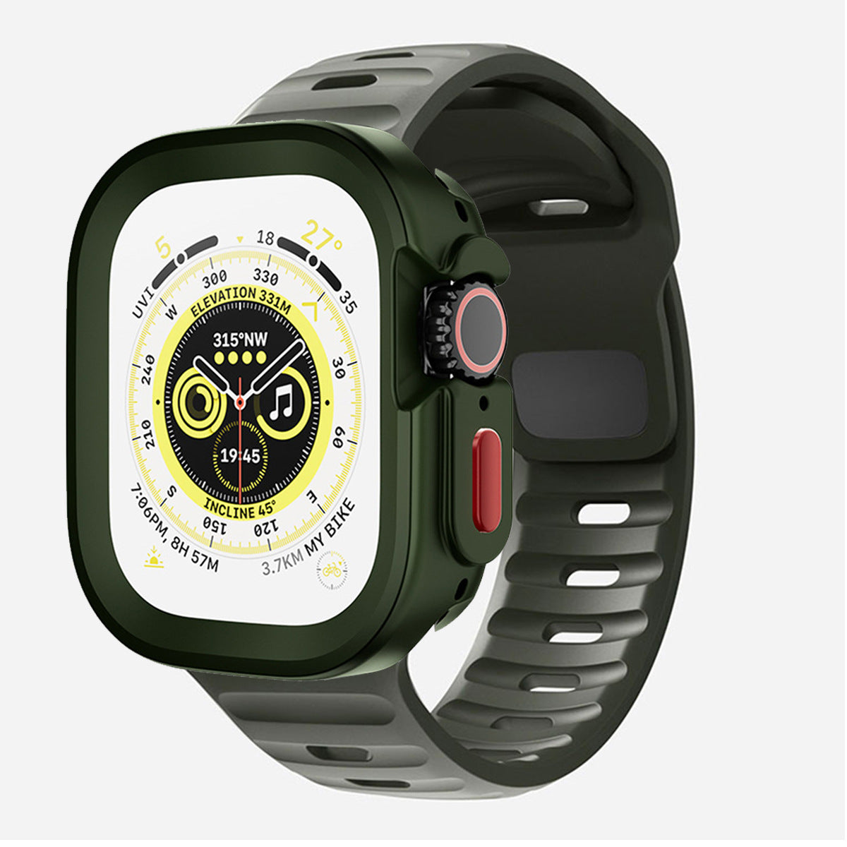Apple Watch Silicone Strap and Protective Case