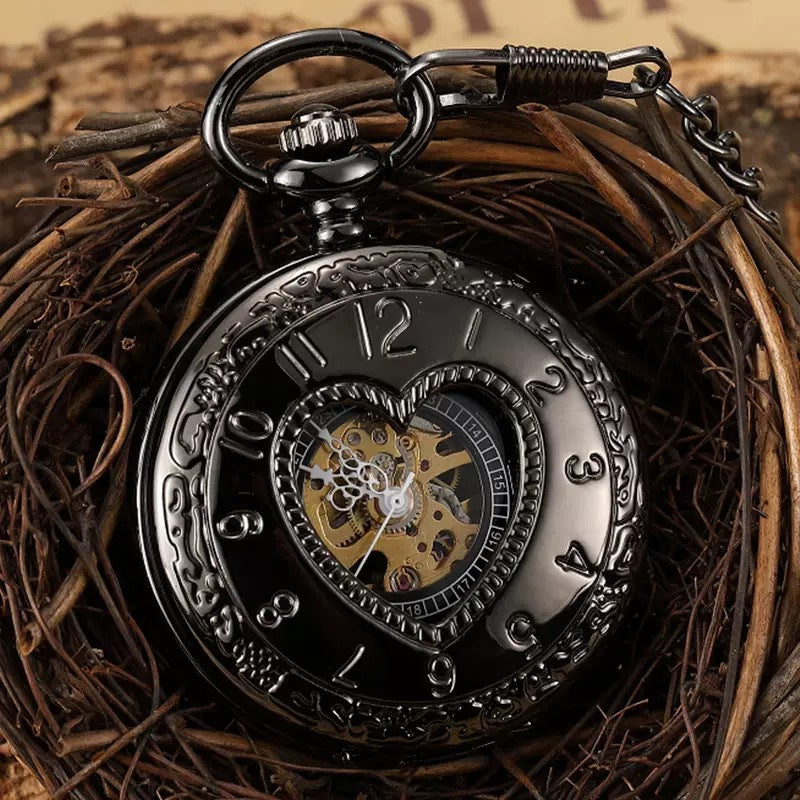 Retro Mechanical Pocket Watch Double Cover