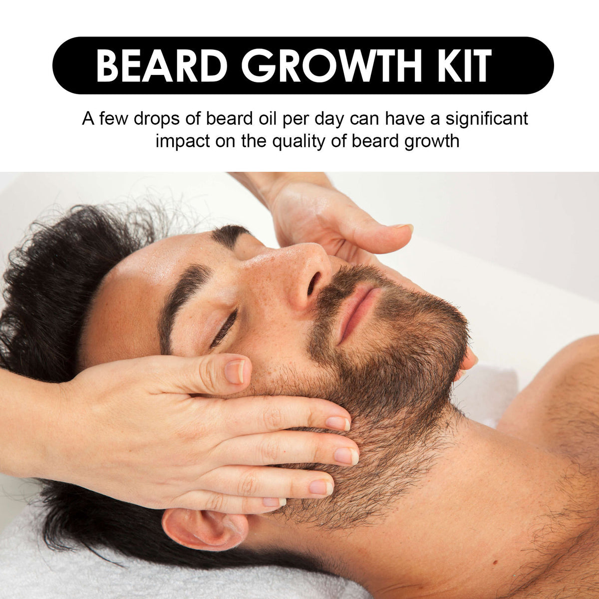 Beard Care Essence Set with Facial Roller