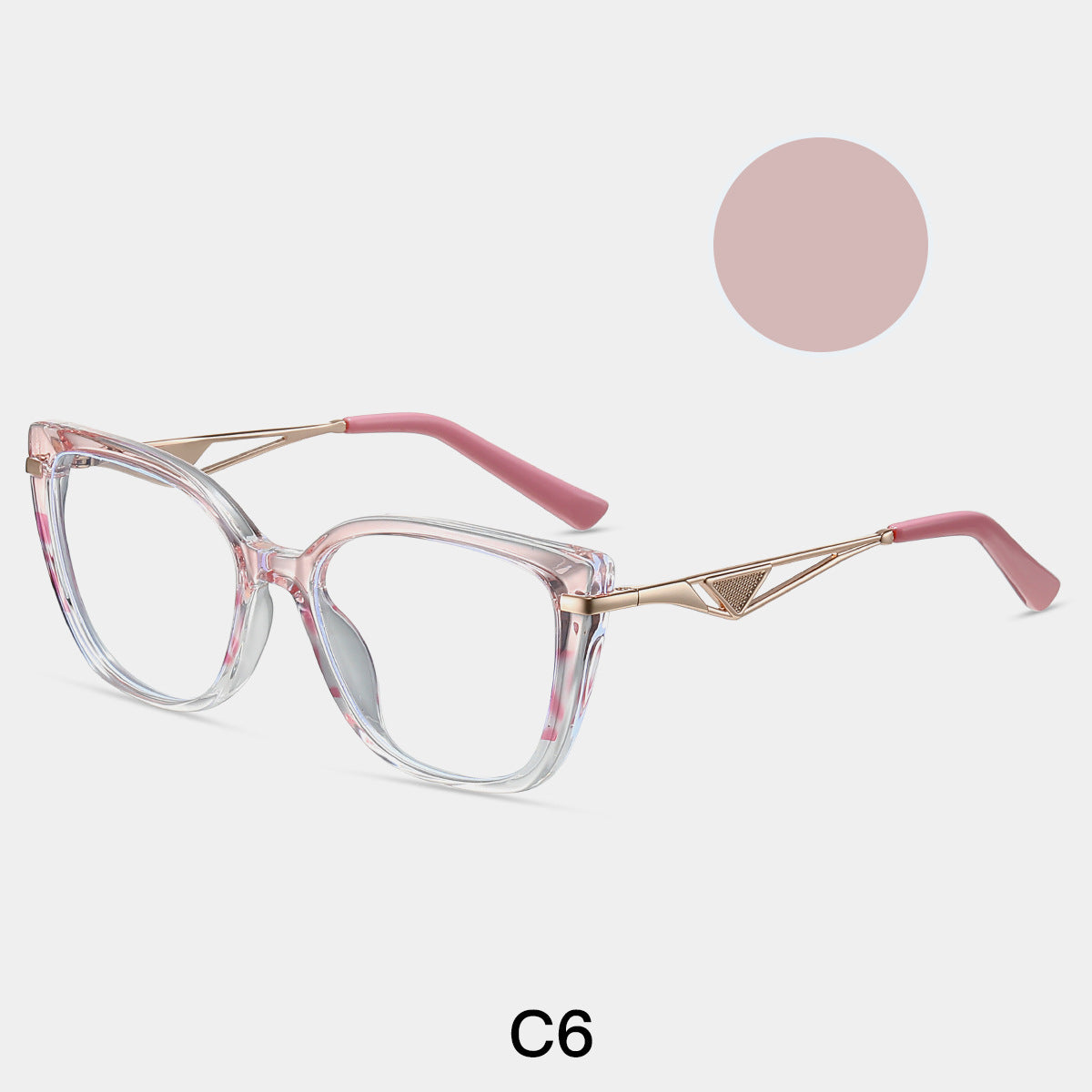 TR90 Square Anti Blue Light Glasses Frame