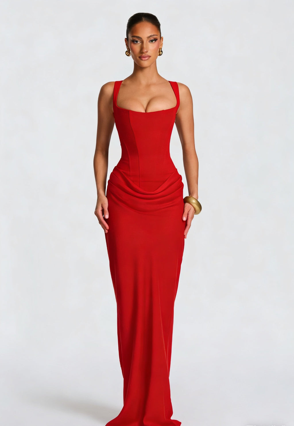 Slim Fit Spaghetti Strap Bodycon Dress