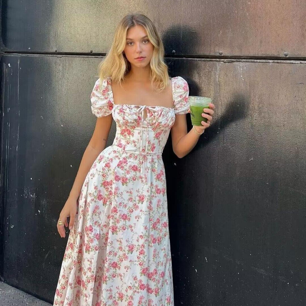 Slim-Fit Slit Dress