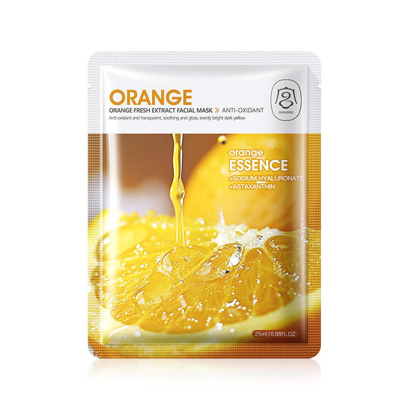 Plant Fruit Hydrating Brightening Facial Sheet Mask