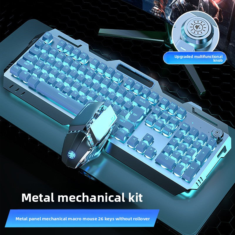 Mechanical Feel Wired Keyboard with Backlight
