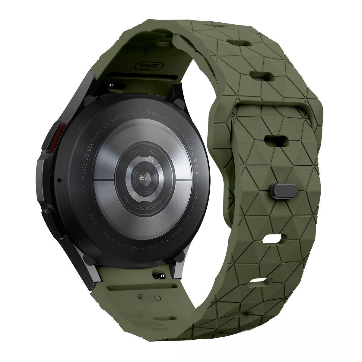 football pattern Two-tone strap