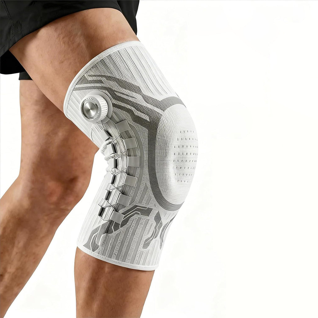 Adjustable Sports Knee Pads with Silicone Support