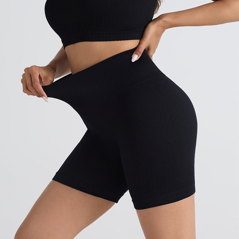 Women's 2-Piece Ribbed Activewear Set Long Sleeve Top and Yoga Pants