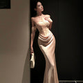 Suspender Mermaid Long Dress