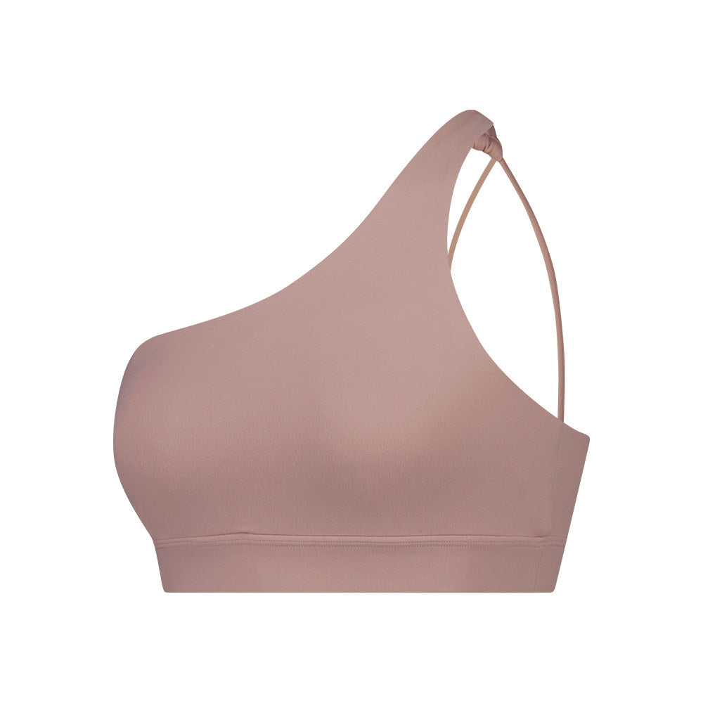 Elegant One-Shoulder Yoga Sports Top
