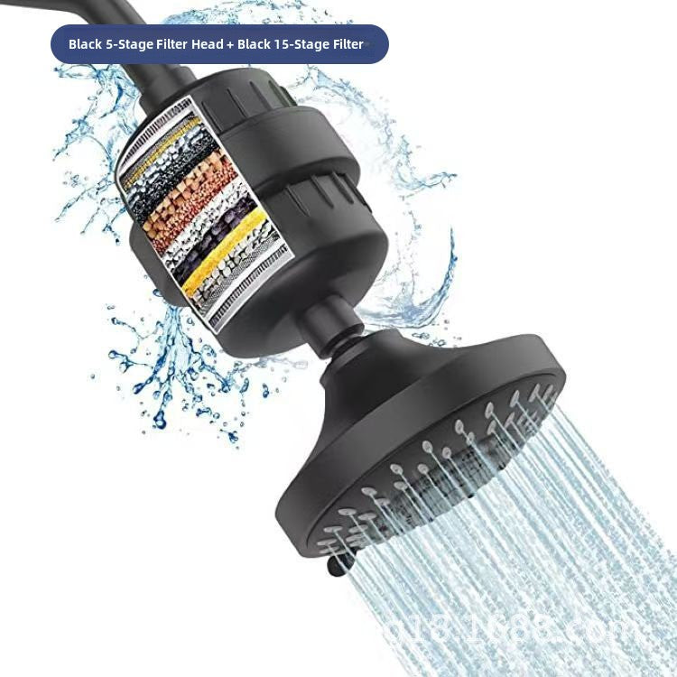 Showerhead set with filter