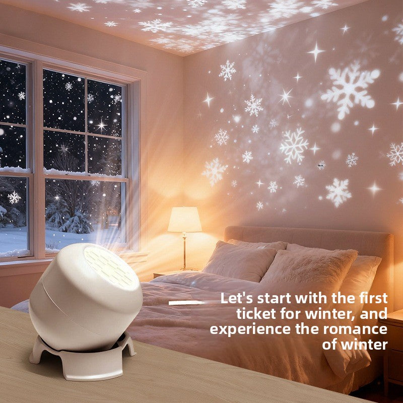 Rotating LED Projection Night Light