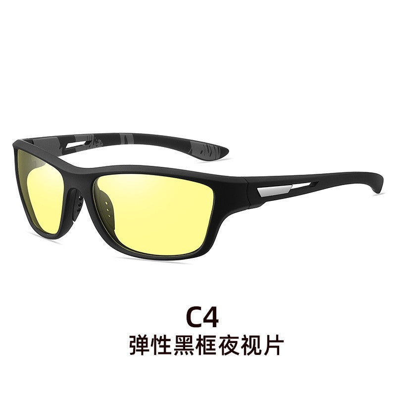windproof sunglasses running driving men and women tide cross-border riding polarized sports sunglasses