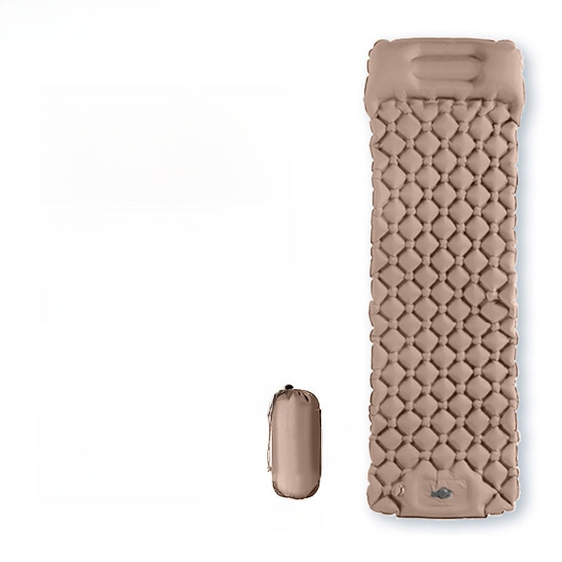 Ultra-Light Foot-Operated Automatic Inflatable Camping Mattress with Pillow