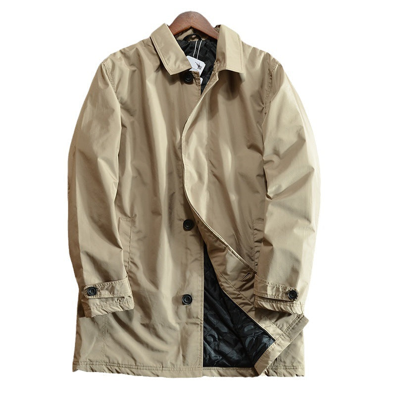 Long Windbreaker Coat