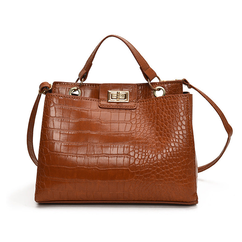 Textured PU Crossbody Bag with Phone Pocket