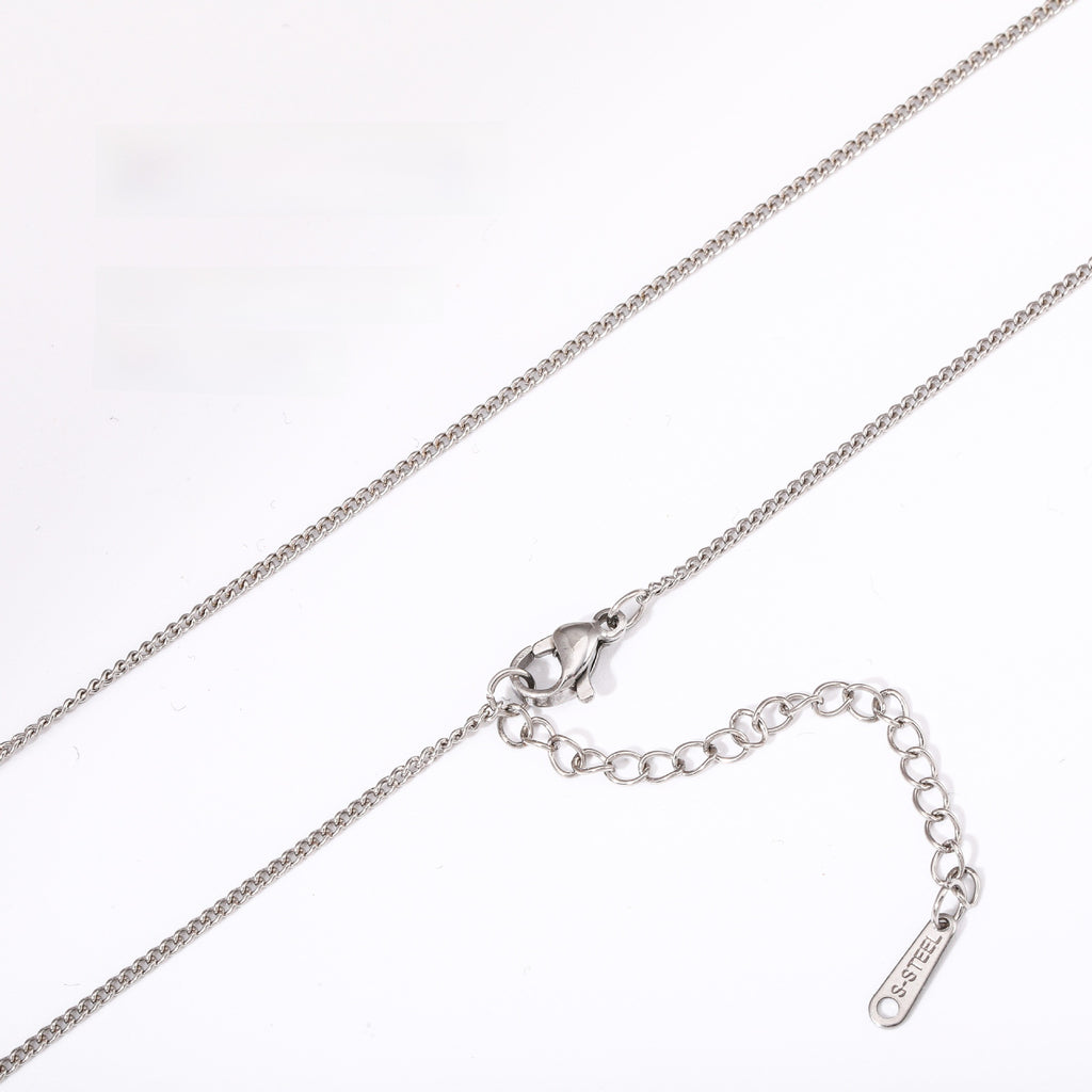 Versatile Braided Chain and Blade Necklace