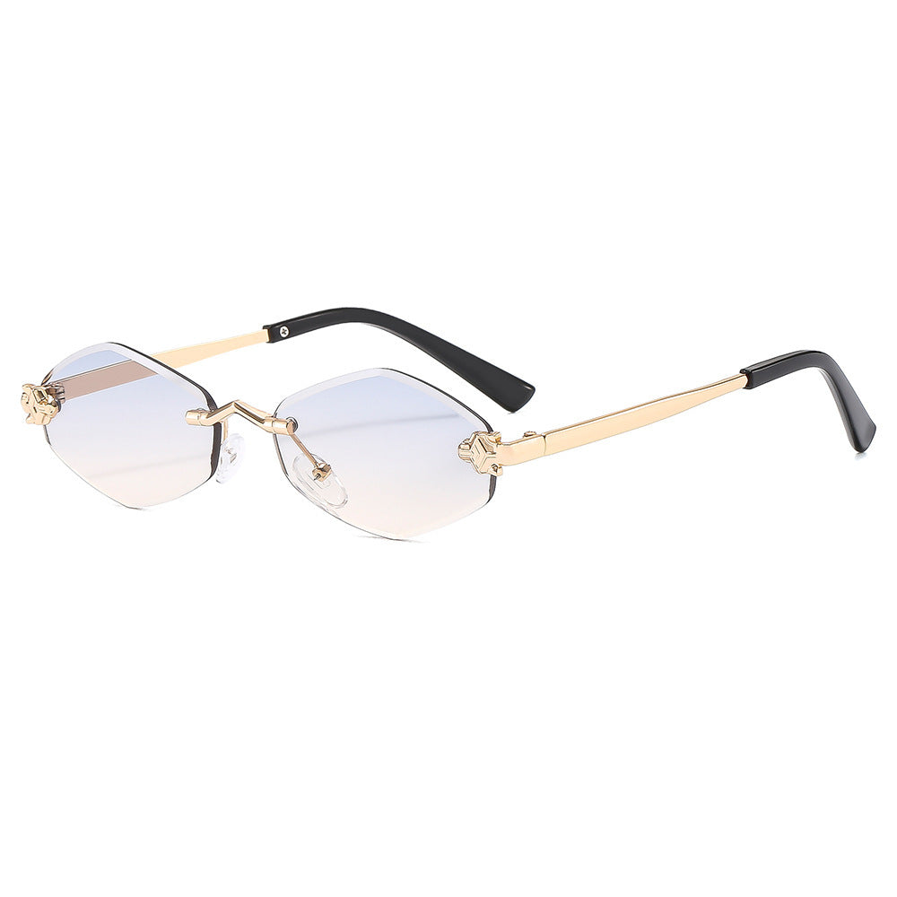 Diamond-shaped sunglasses