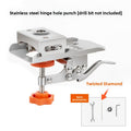 Stainless Steel Hinge Hole Opener and Drilling Limiter Tool