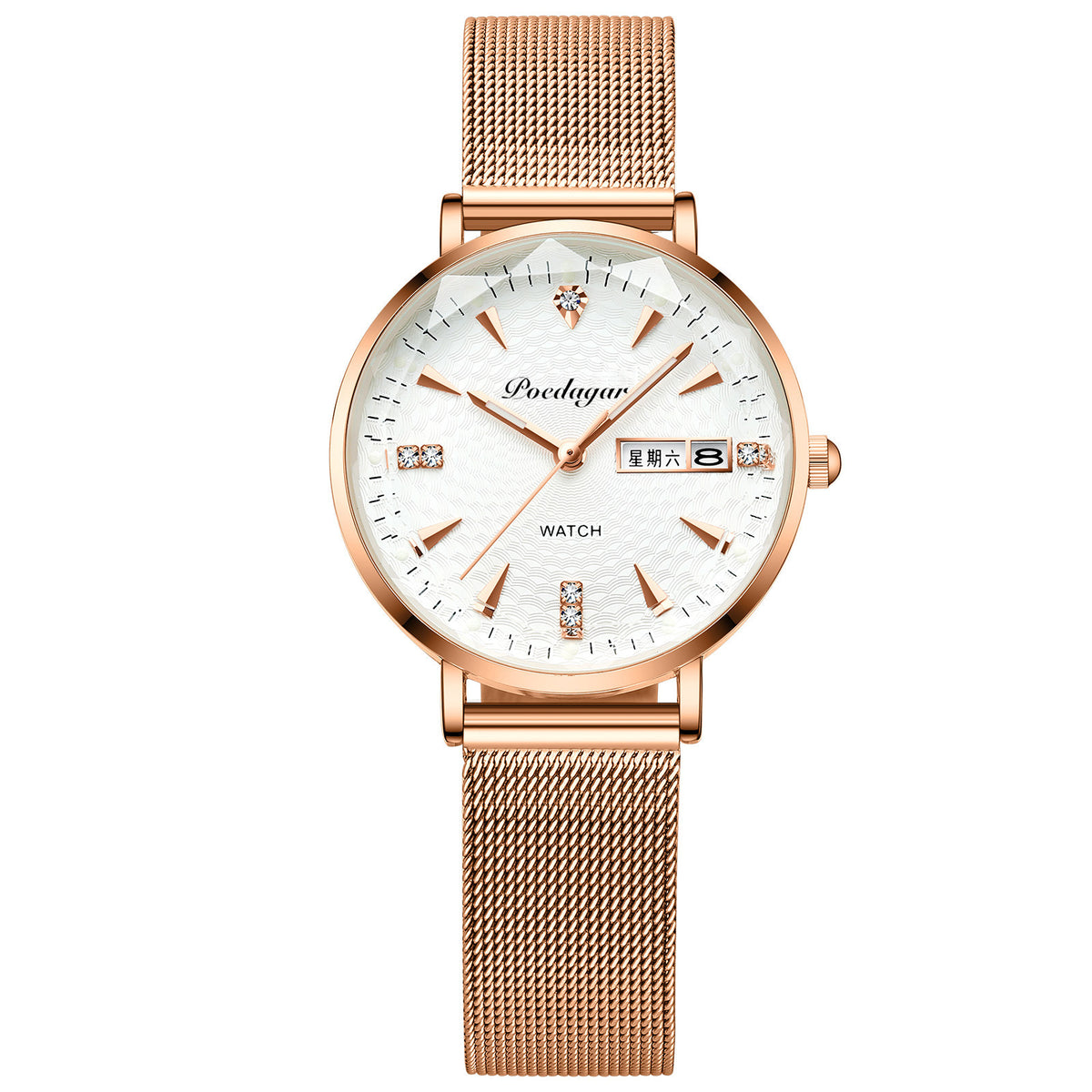Waterproof luminous women?s watch
