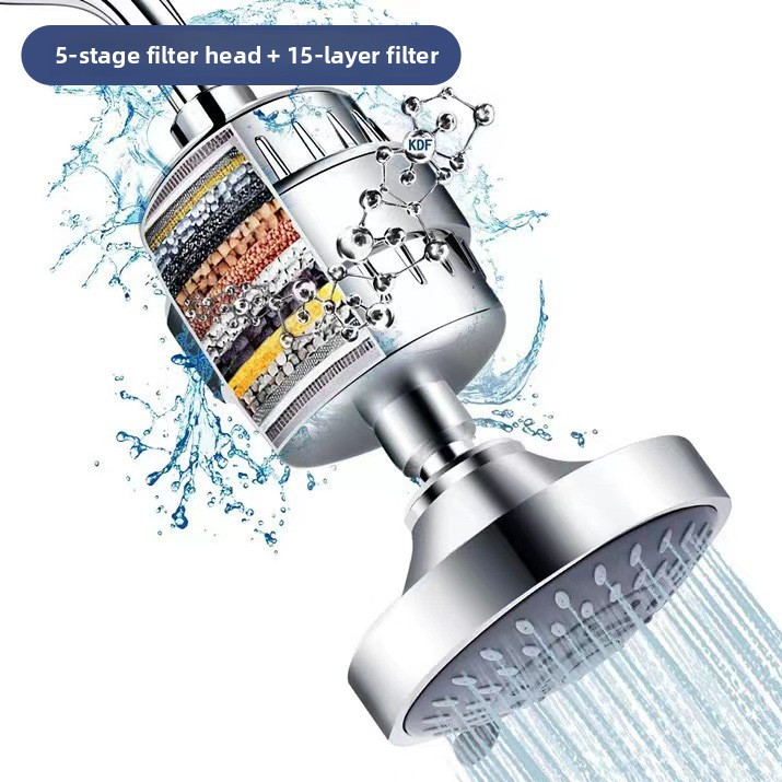 Showerhead set with filter