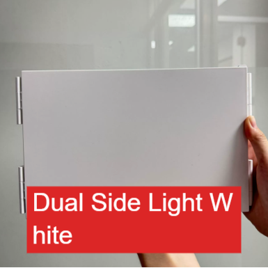 Foldable makeup mirror that can be extended/retracted