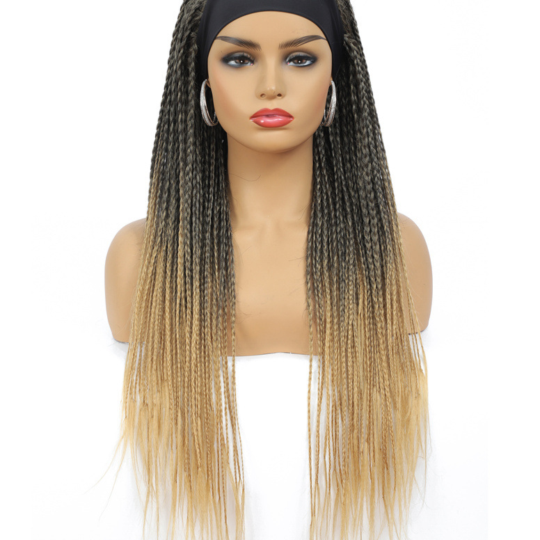 Long Curly Synthetic Hair Wig with Side Bangs