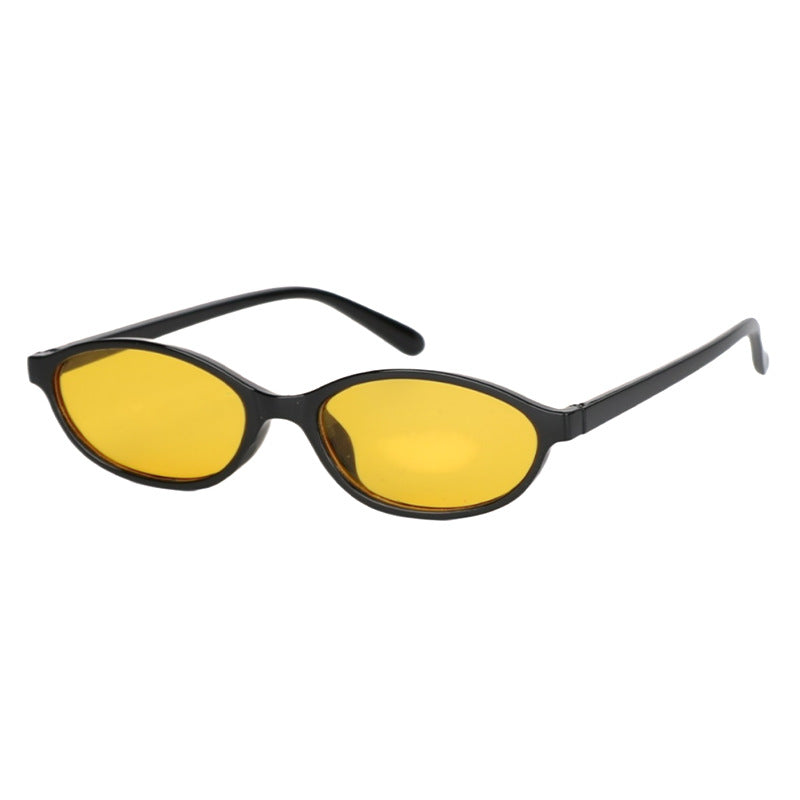Women's Oval Cat-Eye UV400 Sunglasses Lightweight PC Frame
